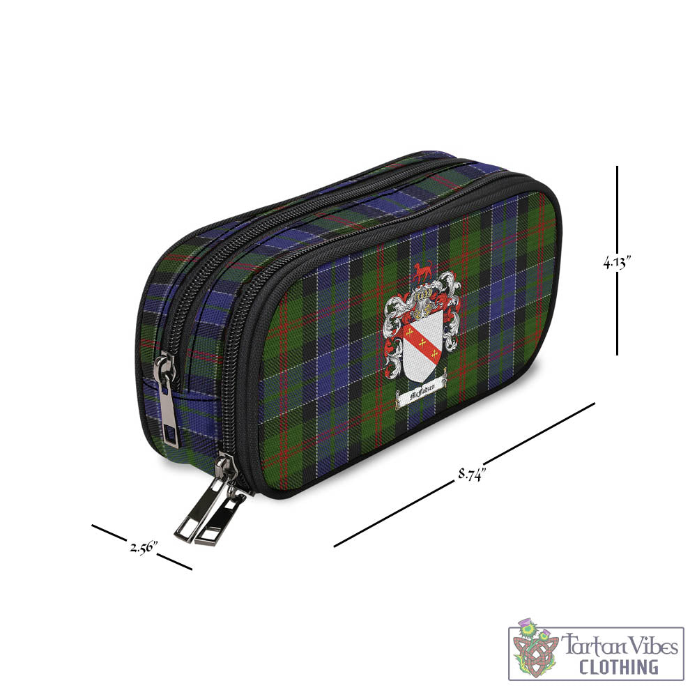 Tartan Vibes Clothing McFadzen 03 Tartan Pen and Pencil Case with Family Crest