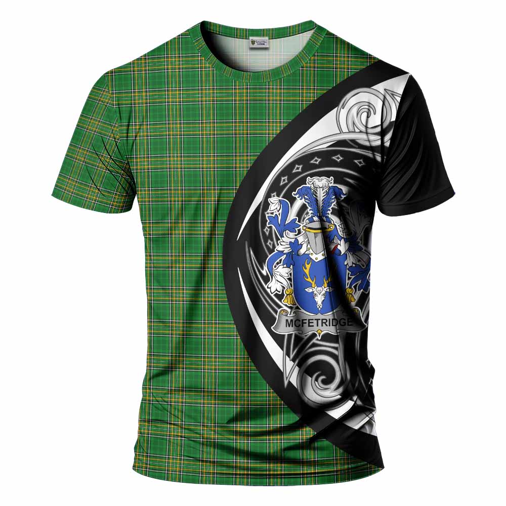 Tartan Vibes Clothing McFetridge Irish Clan T-Shirt Celtic Circle Style