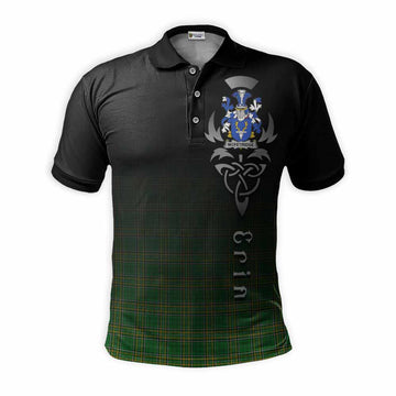 McFetridge Irish Clan Polo Shirt with Coat of Arms Erin Go Bragh Celtic Inspired