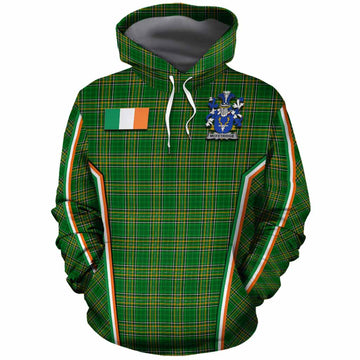 McFetridge Irish Clan Coat of Arm Tartan Cotton Hoodie Flag Style