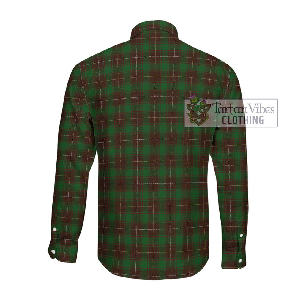 McFie Hunting Tartan Long Sleeve Button Shirt with Family Crest DNA In Me Style - Tartanvibesclothing Shop