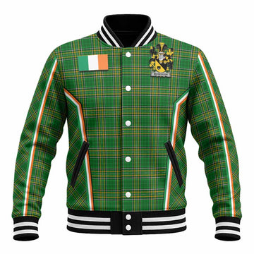 McGeough Irish Clan Coat of Arm Tartan Baseball Jacket Flag Style