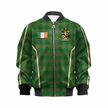McGeough Irish Clan Coat of Arm Tartan Kid Bomber Jacket Flag Style