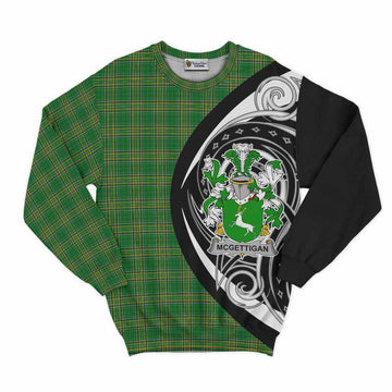 McGettigan Irish Clan Sweatshirt Celtic Circle Style Unisex - Tartan Vibes Clothing