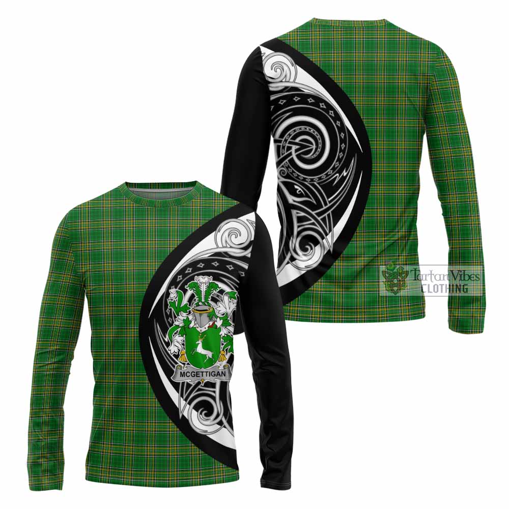 McGettigan Irish Clan Long Sleeve T-Shirt Celtic Circle Style - Tartan Vibes Clothing