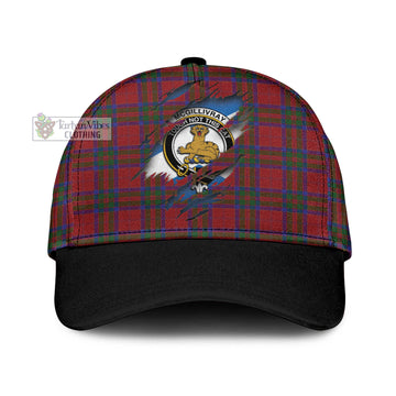 Tartan Vibes Clothing McGillivray Tartan Classic Cap with Family Crest In Me Style