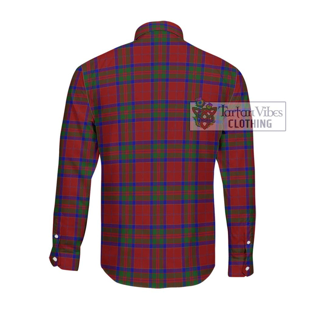 McGillivray Tartan Long Sleeve Button Shirt with Family Crest DNA In Me Style - Tartanvibesclothing Shop