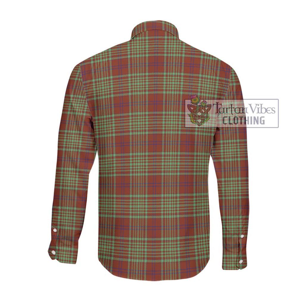 McGillivray Hunting Ancient Tartan Long Sleeve Button Shirt with Family Crest DNA In Me Style - Tartanvibesclothing Shop