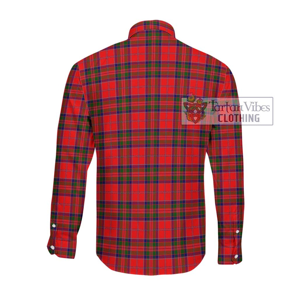 McGillivray Modern Tartan Long Sleeve Button Shirt with Family Crest DNA In Me Style - Tartanvibesclothing Shop