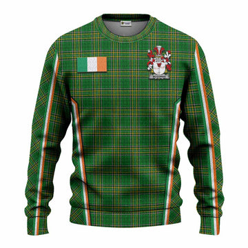 McGowan Irish Clan Coat of Arm Tartan Knitted Sweater Flag Style