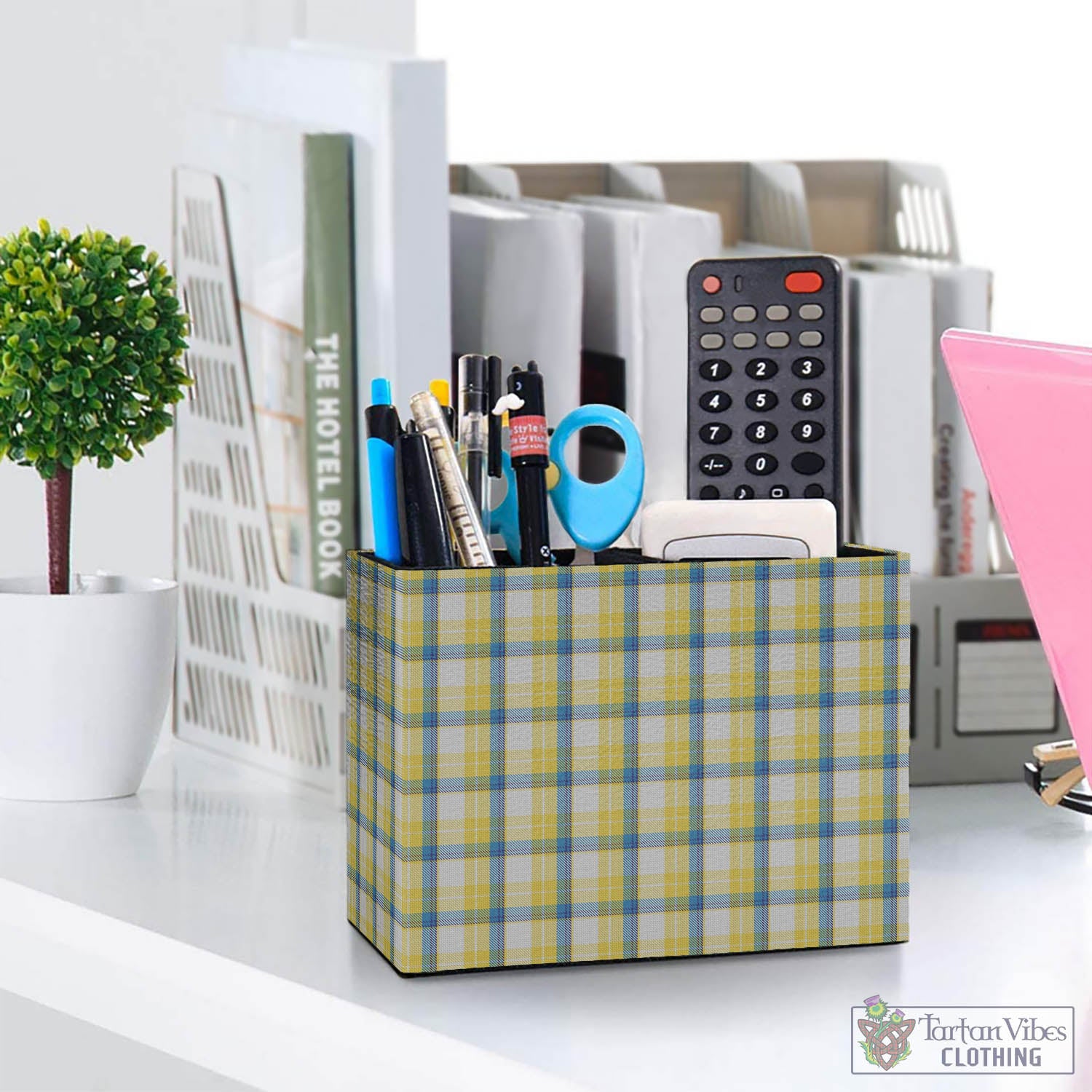 MacGrath (McGrath) Tartan Pen Holder One Size 5.9"(L)*2.7"(W)*4.3"(H) - Tartan Vibes Clothing