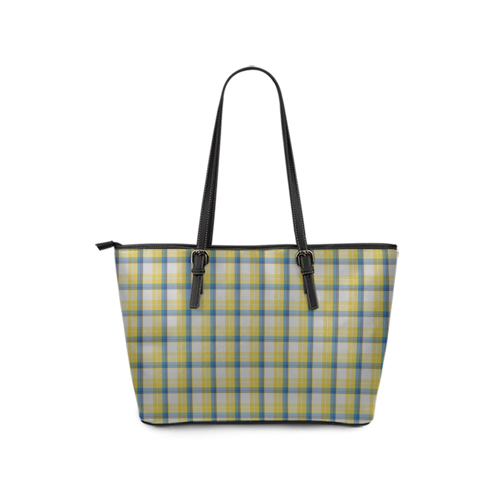 MacGrath (McGrath) Tartan Leather Tote Bag - Tartan Vibes Clothing