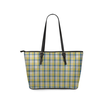 MacGrath (McGrath) Tartan Leather Tote Bag - Tartan Vibes Clothing