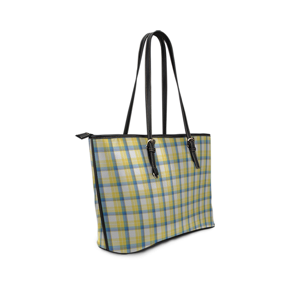 MacGrath (McGrath) Tartan Leather Tote Bag - Tartan Vibes Clothing