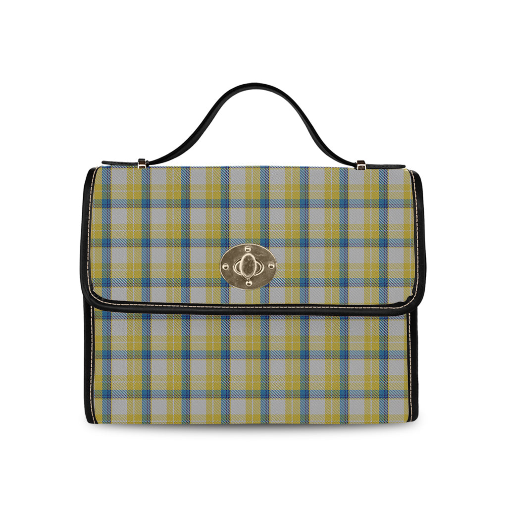 Tartan Vibes Clothing McGrath Tartan Leather Strap Waterproof Canvas Bag