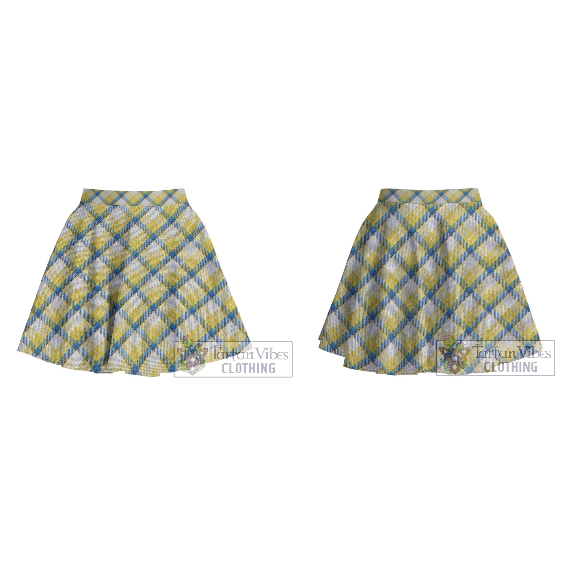 MacGrath (McGrath) Tartan Women's Plated Mini Skirt Cross Style - Tartan Vibes Clothing
