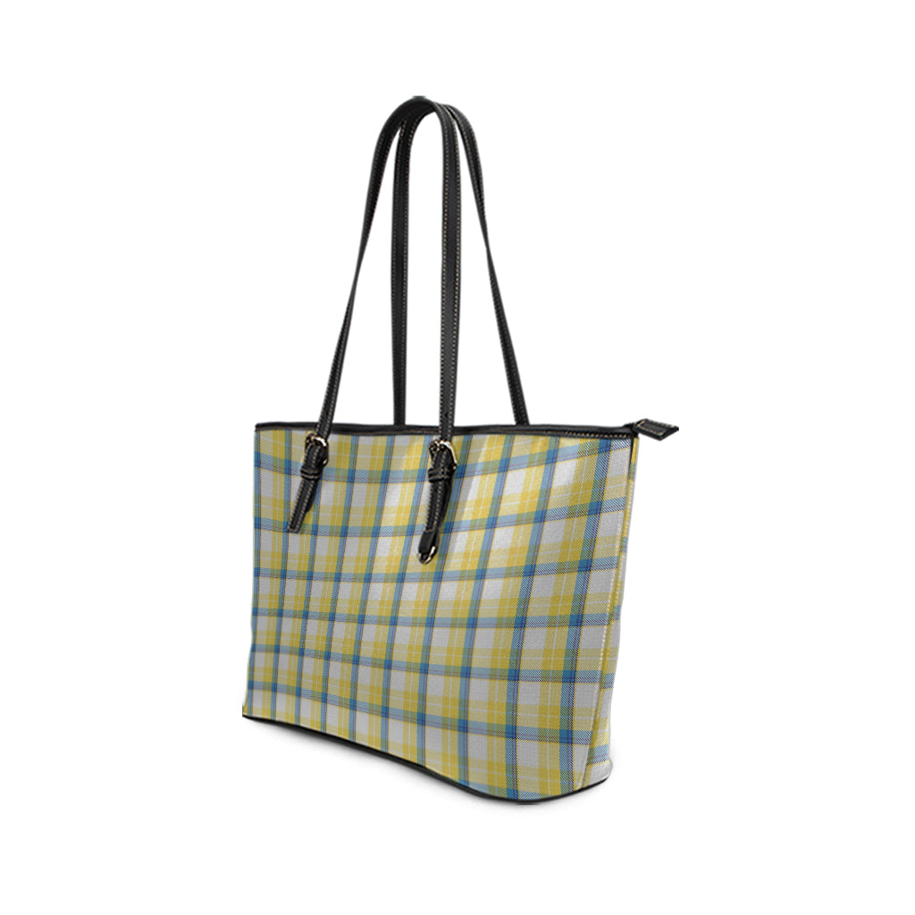 MacGrath (McGrath) Tartan Leather Tote Bag - Tartan Vibes Clothing