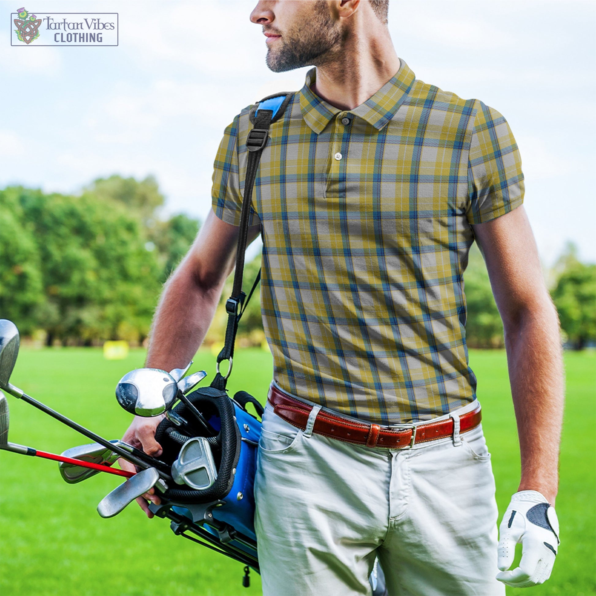 Tartan Vibes Clothing McGrath Tartan Mens Polo Shirt