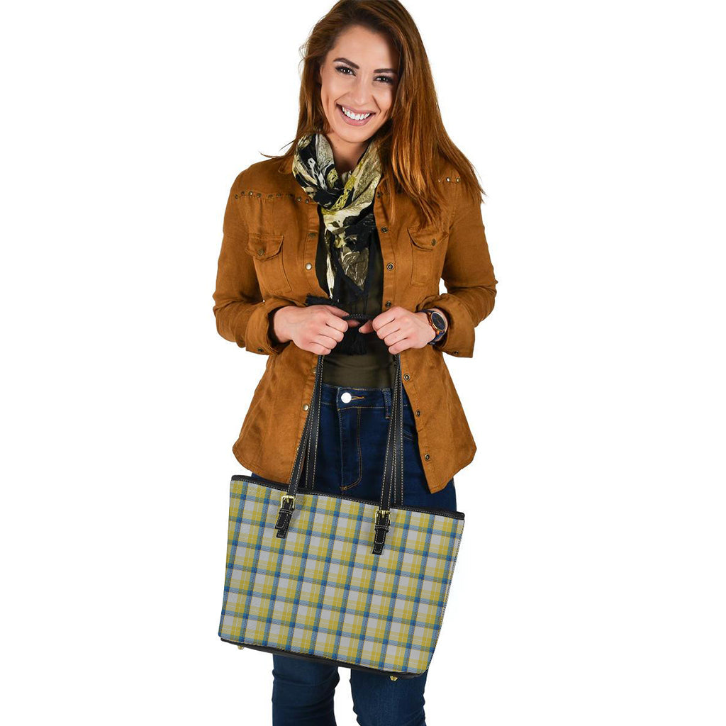 MacGrath (McGrath) Tartan Leather Tote Bag - Tartan Vibes Clothing
