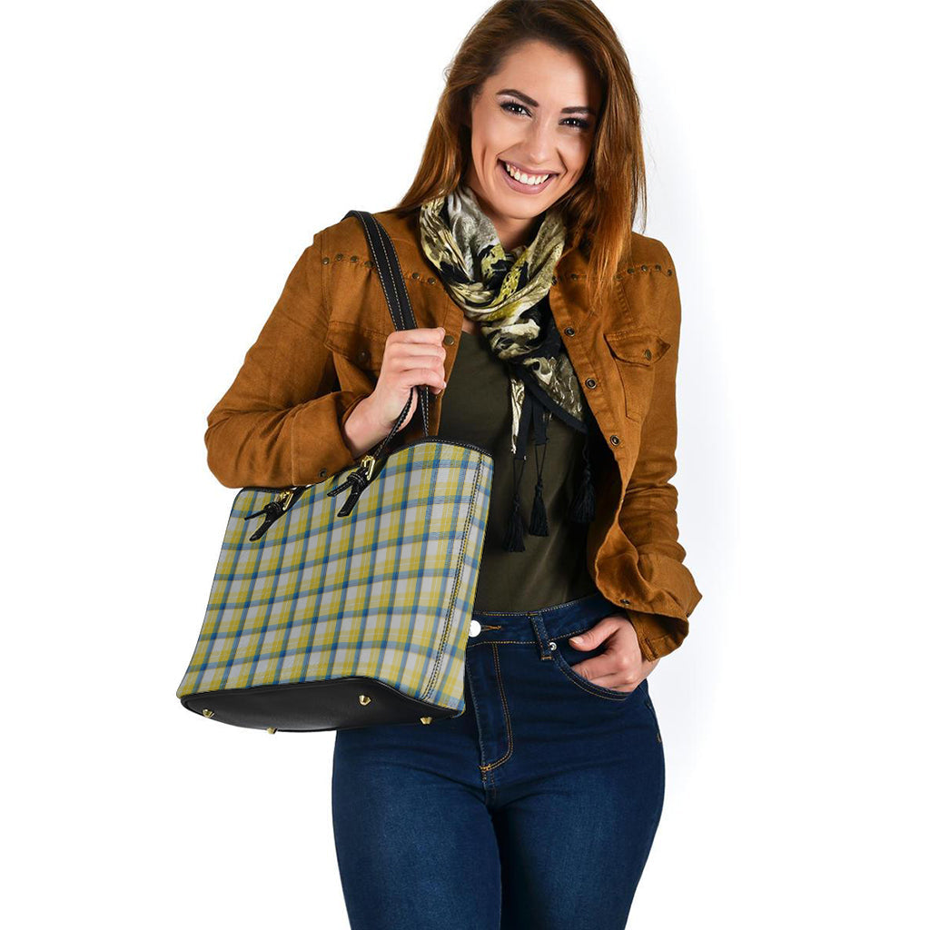 MacGrath (McGrath) Tartan Leather Tote Bag - Tartan Vibes Clothing