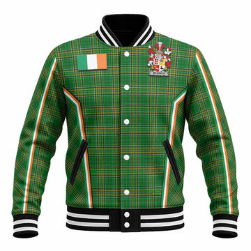 McGrath Irish Clan Coat of Arm Tartan Baseball Jacket Flag Style