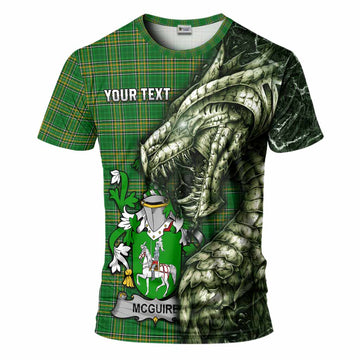 McGuire Irish Clan T-Shirt Irish Roots Dragon Soul