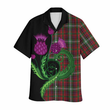 Mcguire Tartan Hawaiian Shirt Traditional Scottish Thistle