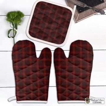 McIan Tartan Combo Oven Mitt & Pot-Holder Combo 2 Oven Mitt & 1 Pot-Holder Black - Tartan Vibes Clothing