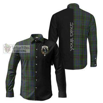 McInnes Tartan Long Sleeve Button Shirt with Family Crest and Half Of Me Style Men's Shirt S - Tartanvibesclothing Shop