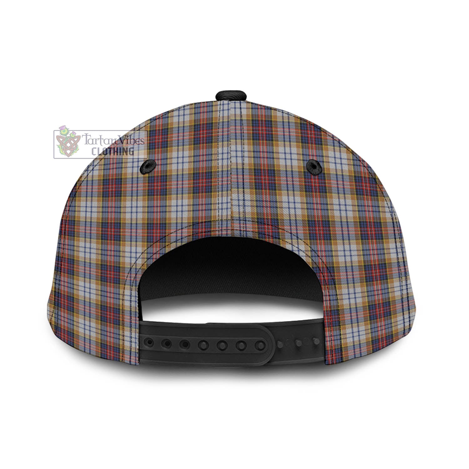 Tartan Vibes Clothing McInnes Ancient Hunting Tartan Classic Cap with Family Crest In Me Style
