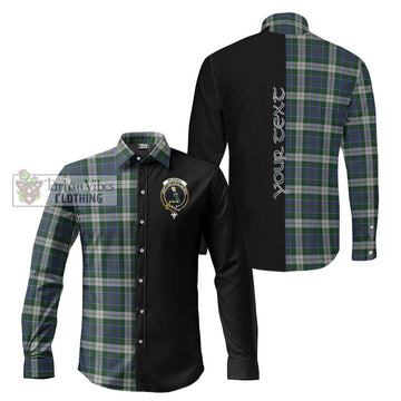 McInnes Dress Tartan Long Sleeve Button Shirt with Family Crest and Half Of Me Style Men's Shirt S - Tartanvibesclothing Shop