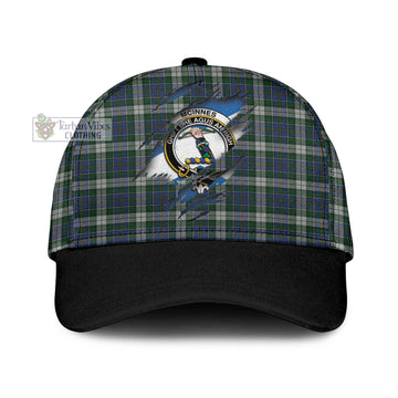 Tartan Vibes Clothing McInnes Dress Tartan Classic Cap with Family Crest In Me Style