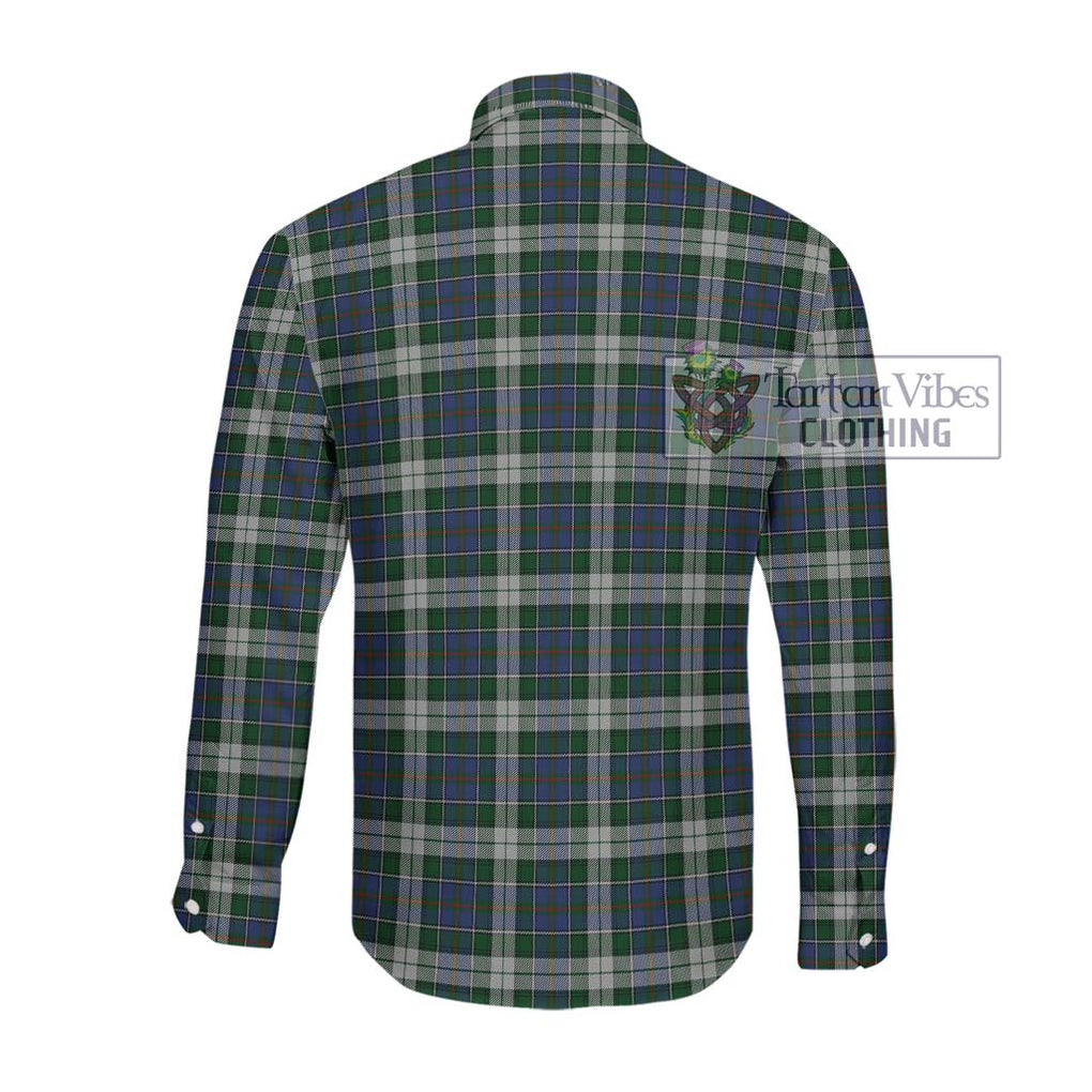 McInnes Dress Tartan Long Sleeve Button Shirt with Family Crest DNA In Me Style - Tartanvibesclothing Shop