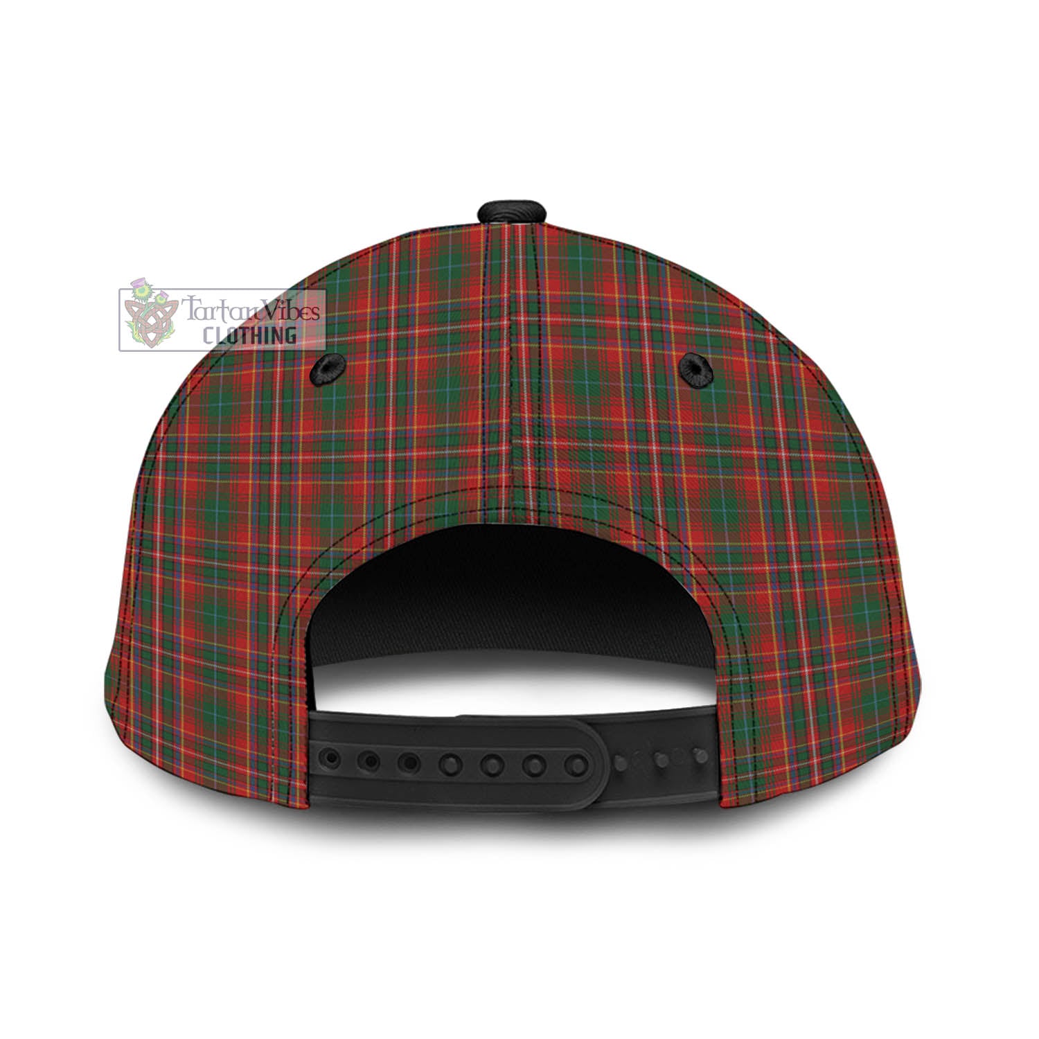 Tartan Vibes Clothing McInnes Hastie Tartan Classic Cap with Family Crest In Me Style