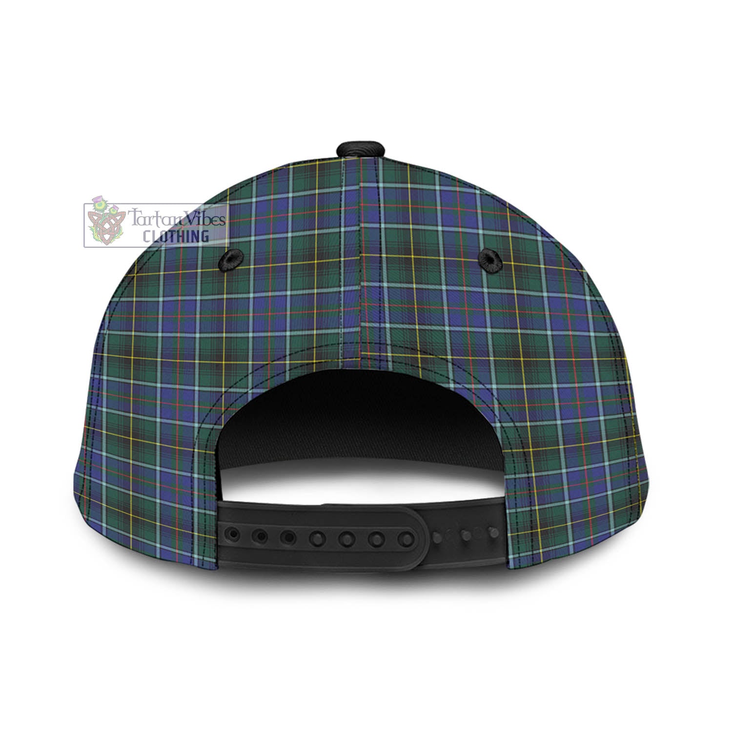 Tartan Vibes Clothing McInnes Modern Tartan Classic Cap with Family Crest In Me Style