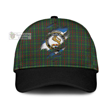 Tartan Vibes Clothing McIntosh Hunting Tartan Classic Cap with Family Crest In Me Style