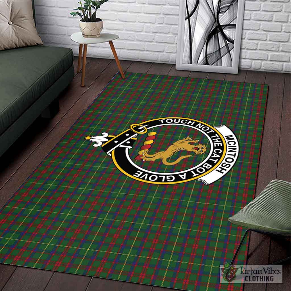 McIntosh Hunting Weathered Tartan Crest Hoodie