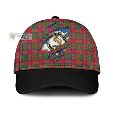 Tartan Vibes Clothing McIntosh Modern Tartan Classic Cap with Family Crest In Me Style