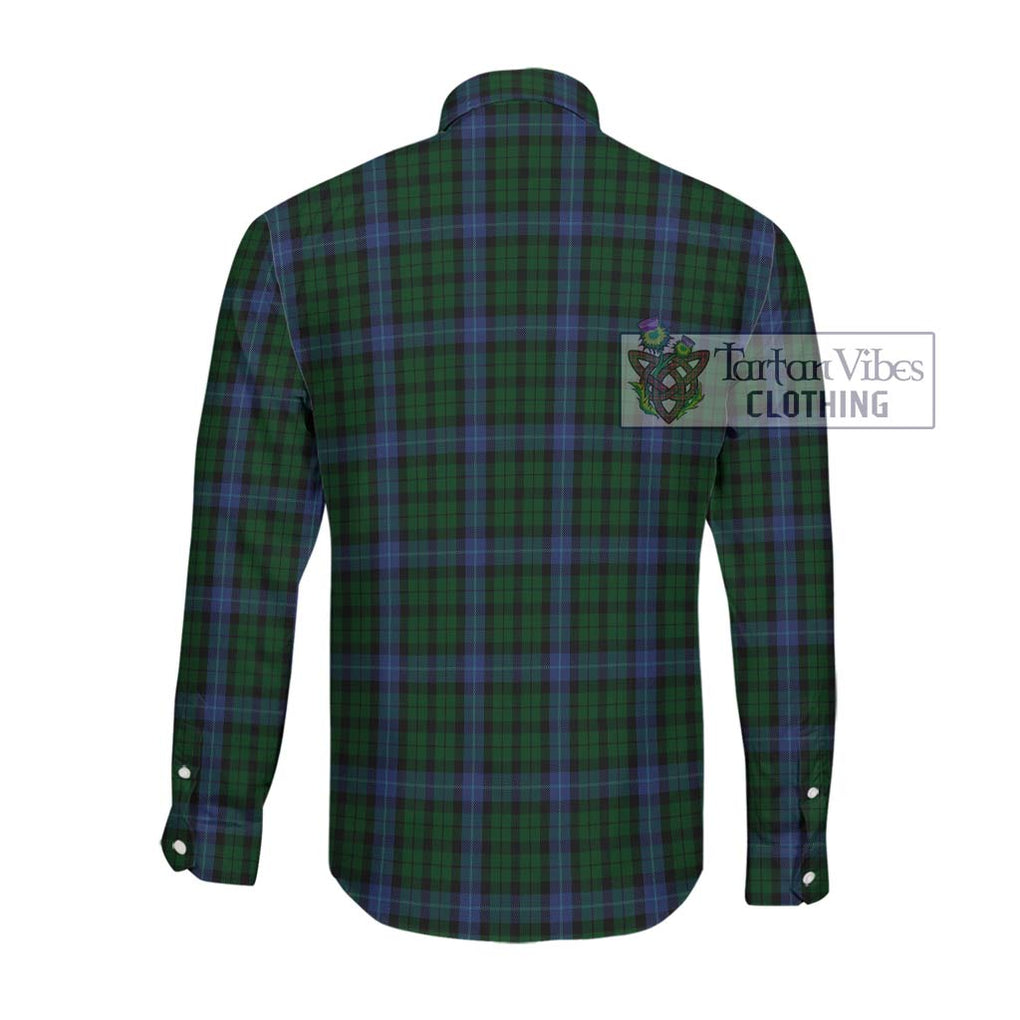 McIntyre Tartan Long Sleeve Button Shirt with Family Crest DNA In Me Style - Tartanvibesclothing Shop