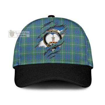 Tartan Vibes Clothing McIntyre Hunting Ancient Tartan Classic Cap with Family Crest In Me Style