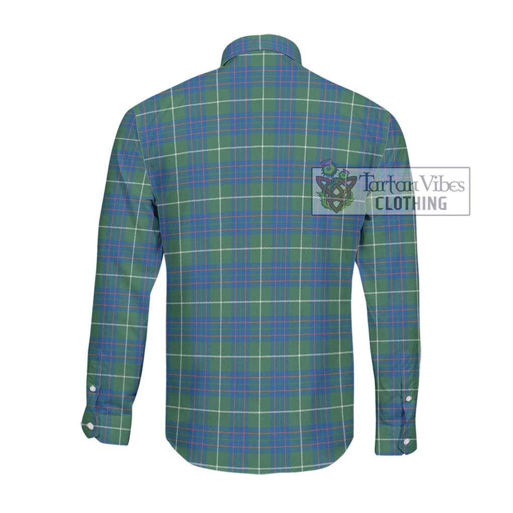 McIntyre Hunting Ancient Tartan Long Sleeve Button Shirt with Family Crest DNA In Me Style - Tartanvibesclothing Shop
