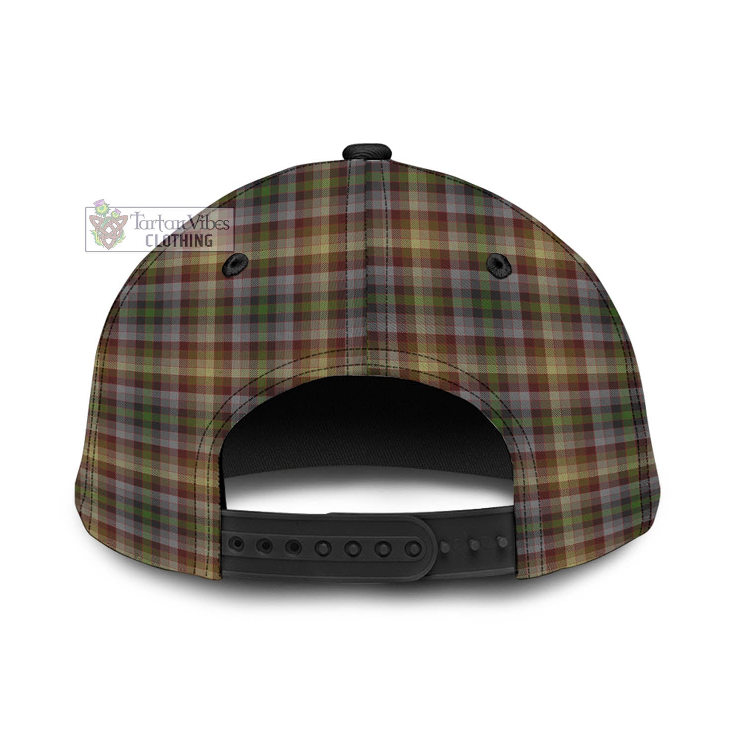 Tartan Vibes Clothing McKay of Strathnaver Tartan Classic Cap with Family Crest In Me Style