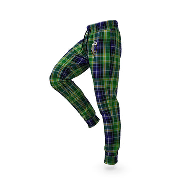 McKellar Tartan Joggers Pants with Family Crest S - Tartan Vibes Clothing