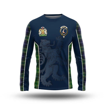 McKellar Tartan Long Sleeve T-Shirt with Family Crest and Lion Rampant Vibes Sport Style Unisex - Tartan Vibes Clothing