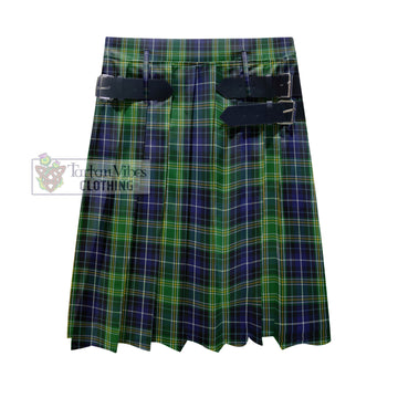 McKellar Tartan Men's Pleated Skirt - Fashion Casual Retro Scottish Kilt Style