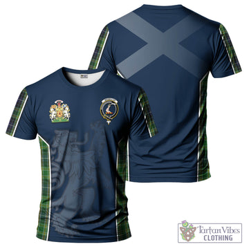 Tartan Vibes Clothing McKellar Tartan T-Shirt with Family Crest and Lion Rampant Vibes Sport Style