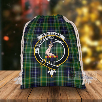 Tartan Vibes Clothing McKellar Tartan Christmas Santa's Bag with Family Crest