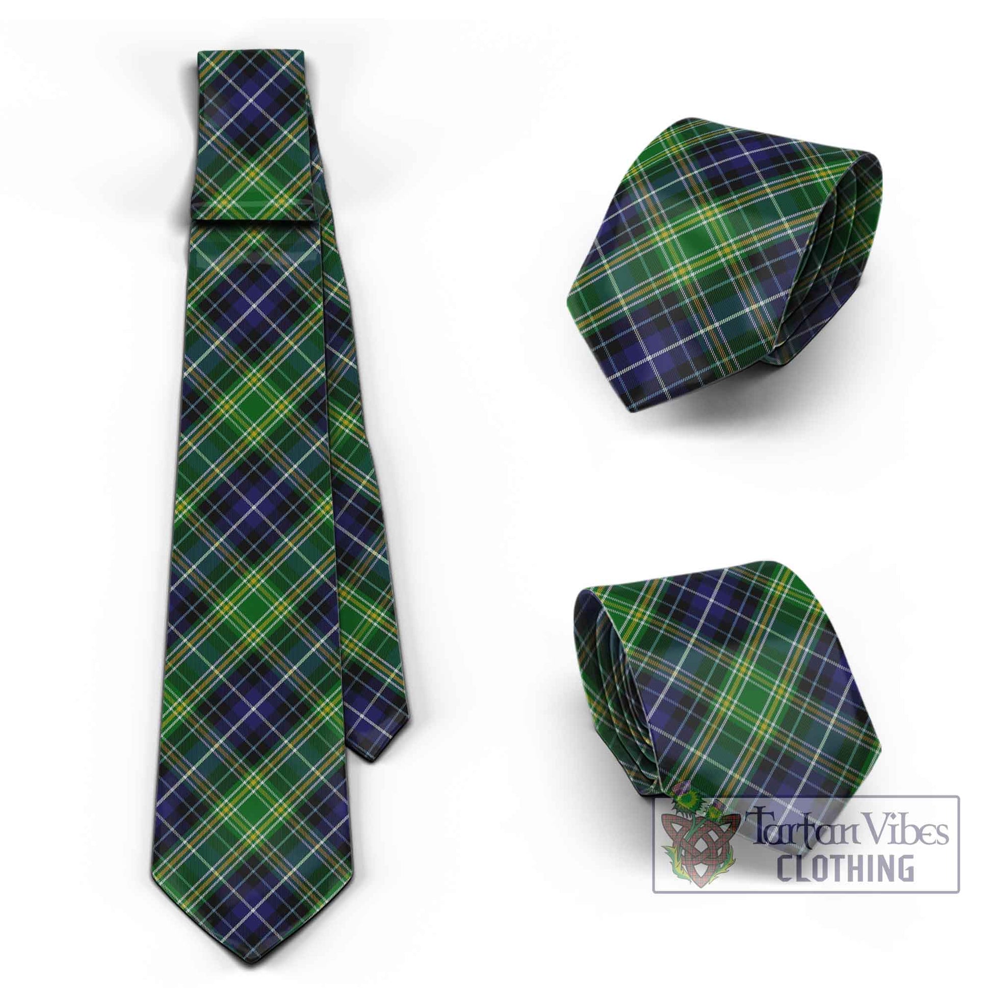 Tartan Vibes Clothing McKellar Tartan Classic Necktie Cross Style
