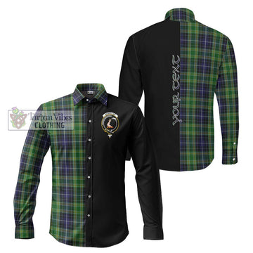 McKellar Tartan Long Sleeve Button Shirt with Family Crest and Half Of Me Style Men's Shirt S - Tartanvibesclothing Shop