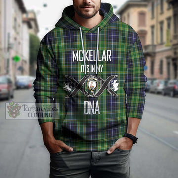 McKellar Tartan Hoodie with Family Crest DNA In Me Style Pullover Hoodie - Tartanvibesclothing Shop